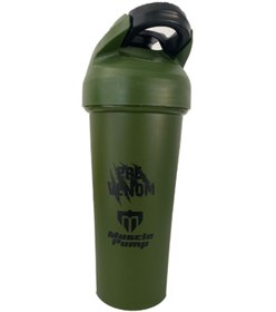 Resim Muscle Pump Yeşil Venom Shaker 600cc - Sporcu Şişesi 