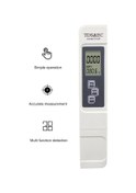 Resim Lemestar 3'ü 1 Arada Tds Ec Su Test Cihazı - İçme Suyu, Akvaryum, Havuz Ve Spa İçin,beyaz 