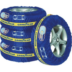 Resim Goodyear 75526 Lastik Çantası,, Kauçuk ve ABS Dış Kaplama, 19 İnç Lastiklere Uyumlu 