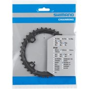 Resim Cool Pack SHIMANO DEORE XT FC-T781-10 36T 104MM AYNAKOL DİŞLİSİ SİYAH 