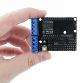 Resim Genel Markalar Nodemcu L293d Shield Motor Sürücü Esp8266 Kablosuz Internet Wifi Motor Uzaktan Kontrol Robo 