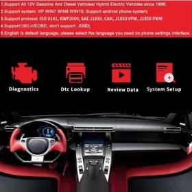 Resim Novahub Kw902 Mini Obd2 Dedektörü - Kablosuz Bt 4.0, İos/android Uyumlu, Otomatik Test Cihazı 