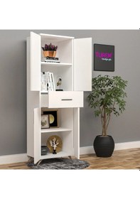 Resim Home Çok Amaçlı Çekmeceli Dolap Mdf Antrasit 