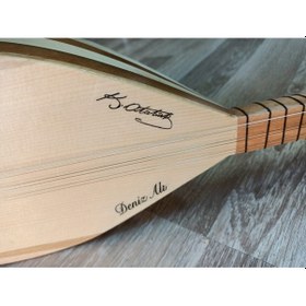 Resim Saz İsme Özel Kısa Sap Saz Bağlama Tam Set 