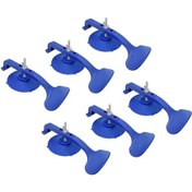 Resim Novahub Jmsstore Ön Cam Vantuz Kelepçeler 6 Adet Mavi 