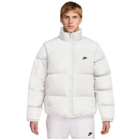 Resim Nike Sportswear Club Therma-Fit Puffer 650 Erkek Beyaz Günlük Stil Mont IB2975-100 