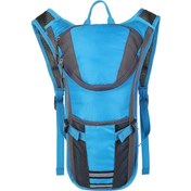 Resim Teltree Mavi Outdoor Su Torbaslı Sırt Çantası - Yürüyüş, Koşu, Bisiklet İçin Hafif Nylon Su Taşıma Çantası Mavi 