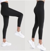 Resim Kadın Siyah Toparlayıcı Çelik Örme Tayt SiYAH 