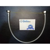 Resim Klozet Rezervuar Su Bağlanti Hortumu 3-8-3-8 60 Cm Çelik Flex 