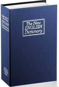 Resim Senon Kitap Görünümlü Kumbara Gizli Para Kasası Çelik Kilitli Kitap Kumbara Lacivert 