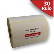 Resim Kalite Barkod 100x35 Termal Etiket | 30 Rulo Barkod Etiketi 