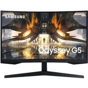 Resim Samsung Odyssey G5 27" 1 MS 165 Hz FreeSync DP+HDMI Curved VA LED Monitör (Ölü Piksel) Samsung