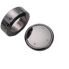 Resim Geeroyoo Bmw F10 F18 F07 F20 F21 İçin Şık Ve Dayanıklı Multimedya Düğme Kapağı - Siyah Abs Malzeme 