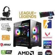 Resim MSI Dfs Gaming DS2025B R5-5600X-B550M RTX4060 8 GB 16 GB 512 GB SSD Free Dos Masaüstü Bilgisayar 