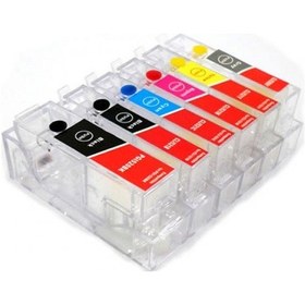 Resim Canon Pgı 525 Clı 526 Uyumlu Kolay Dolan Kartuş 6 Renk 