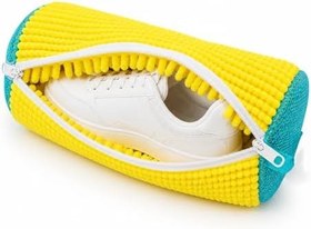 Resim Orret Home Mikrofiber Ayakkabı Yıkama Filesi Fermuarlı Ayakkabı Yıkama Torbası Makarna Tasarım Çamaşır Makinesi Koruyucu Yıkama Çantası 1 Adet (ASORTİ RENK) 