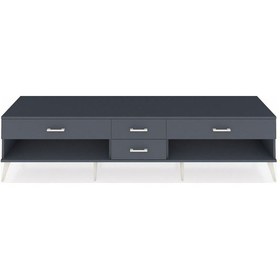 Resim Hyperion Tv Ünitesi 4 Çekmeceli 220x44x51 Antrasit-antrasit Antrasıt/antrasıt - Antrasıt 