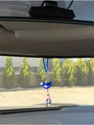 Resim Azrua Lacivert Kuş Araba Nazarlık, Cam Aksesuar, Araba Nazar Süsü 