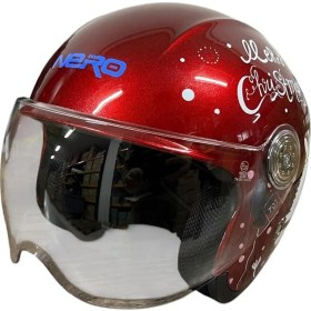 Resim Nero Çocuk Kask Çenesiz 601 Kırmızı 