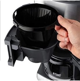 Resim RUSSELL HOBBS 25610-56 Grind & Brew Cam Sürahi Filtre Kahve Makinesi 