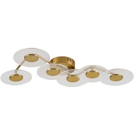 Resim Callista 6'lı Gold 3 Renkli Modern Plafonyer Led Avize Gold 