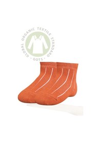 Resim Kitikate Bibaby Biorganik Simple Bebe Çorap 68368 Kiremit 