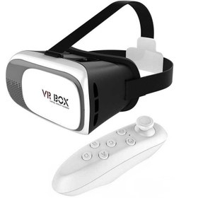 Resim Zore VR Box 3D Kumandalı Sanal Gerçeklik Gözlüğü - Beyaz 