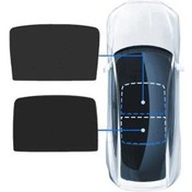 Resim Besthome1 Tesla Model Y/3 İçin Bölme Panoramik Tavan Güneşlik, Isı Yansıtmalı Ve Taşınabilir 