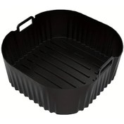 Resim Elmpaly 1 Adet Siyah Silikon Fırın Tepsisi Airfryer Philips Na229 Yapışmaz Mikrodalga 