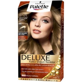 Resim Palette Deluxe Yağ Bakımlı Saç Boyası 8-01 Küllü Açık Kumral 