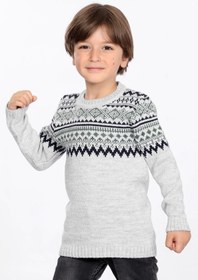 Resim Cloudy Kids Erkek Çocuk Regular Fit Triko Kazak 