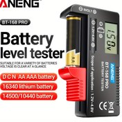 Resim ANENG AN-168 PRO Dijital Lityum Pil Kapasite Test Cihazı, Eşit Yük Analizörü Ekranı ile AAA AA Düğme Hücre Testi 
