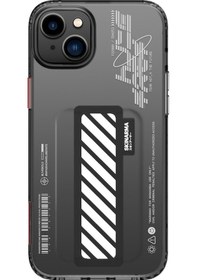 Resim İphone 14 Plus Uyumlu Kılıf Skinarma Şeffaf Desenli Kaze Kapak 