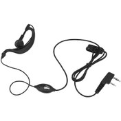 Resim Yunboo K Bağlantılı Walkie Talkie Kulaklığı - Kenwood, Baofeng, Retevis Ve Diğer Modeller İçin Evrensel Uyumlu - Siyah P992-pk01 