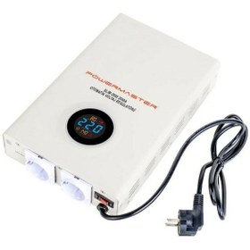 Resim Powermaster 2000va Otomatik Voltaj Kombi Regülatörü Slım2000 