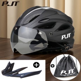 Resim PJT CPSC/ Bisiklet & -0.7mm Kalınlıkta PC/501 EPS Güvenlik Kaskı, Çıkarılabilir Vizörlü, Ayarlanabilir - s, Erkekler &, Beyaz - 57-61cm Uyumlu, - Yol, Dağ, İşe Gidiş Geliş İçin, - - (Güç Yok, - - -) 