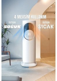 Resim Uzaktan Kumandalı Taşınabilir Sıcak Üfleme Isıtıcı 