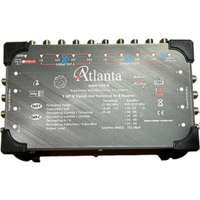 Resim 10/8 10x8 Santral Merkezi Sistem Multiswitch ( Sonlu / Karasal Aktif ) + Adaptör 