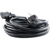 Resim Power kablo 3x1mm C13 bilgisayar monitör power güç kablosu 15m 