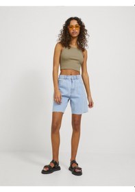 Resim Jack & Jones Kadin Kolsuz Bluz - Fallon - 12200401 Incense 