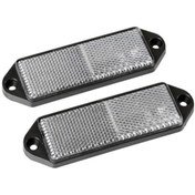 Resim Lampa E11 Belgeli Beyaz Vidalı Dikdörtgen Reflektör 20521 