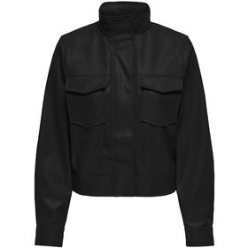 Resim Onlamber Faux Leather Ceket Cc Otw Siyah15322014 001 