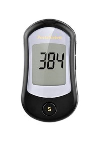 Resim Neevoyu Siyah Ev Tipi Taşınabilir Mini Asit Urat/kan Şekeri Ölçer, Kan Alma Kalemi İğne Zorunlu , Pil Yok, Logo'lu, Stokta 