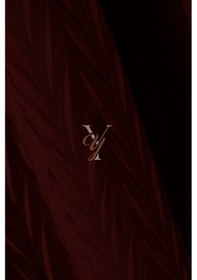 Resim İthal Kadife Fon Perde Plise 01 V-330 Kırmızı Kırmızı 