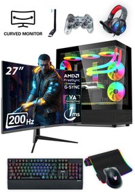Resim IZOLY NextGen F-X i5-14400F 32GB 1TB M.2 NVMe RTX 4060Ti 8GB 27" 200HZ 240mm Oyuncu Masaüstü Bilgisayarı 