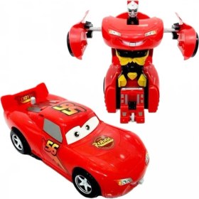 Resim Can Oyuncak Robota Dönüşen Çek Bırak Araba 