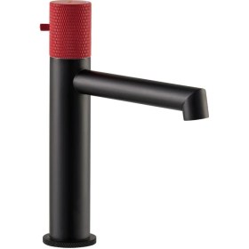 Resim Çeşitli FM-2218 Siyah & Kırmızı Lavabo Bataryası FM-2218 