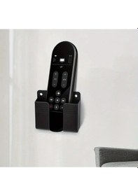Resim 1 Adet Yapışkanlı Duvara Monte Telefon, Kumanda Tutacağı. Duvara Yapışmalı Telefon Tutacağı. Siyah 