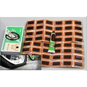 Resim 24lü Lastik Yaması Kiti Soğuk Yapıştırıcısı Seti Teker Tamir N11.103 