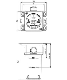 Resim Eca Myra Ankastre Duş Bataryası Sıva Altı Grubu Mat Beyaz 102166102C4 Mat Beyaz 